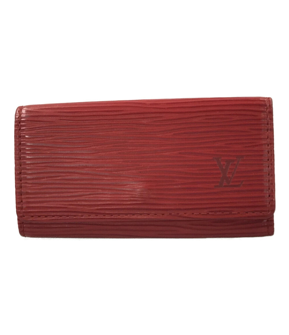 Louis Vuitton Case Multicles Wallet Epi Leather Red Brown